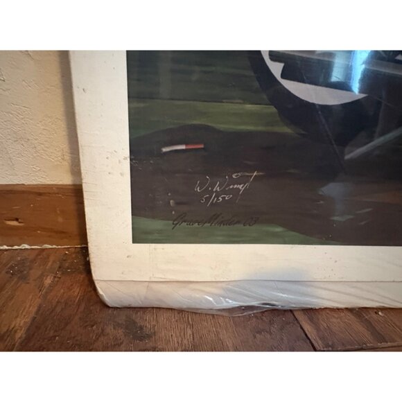 Signed Limited Edition Motorcycle Art Print By W.A. Wright 5/150 signed READ NEW - Picture 4 of 6